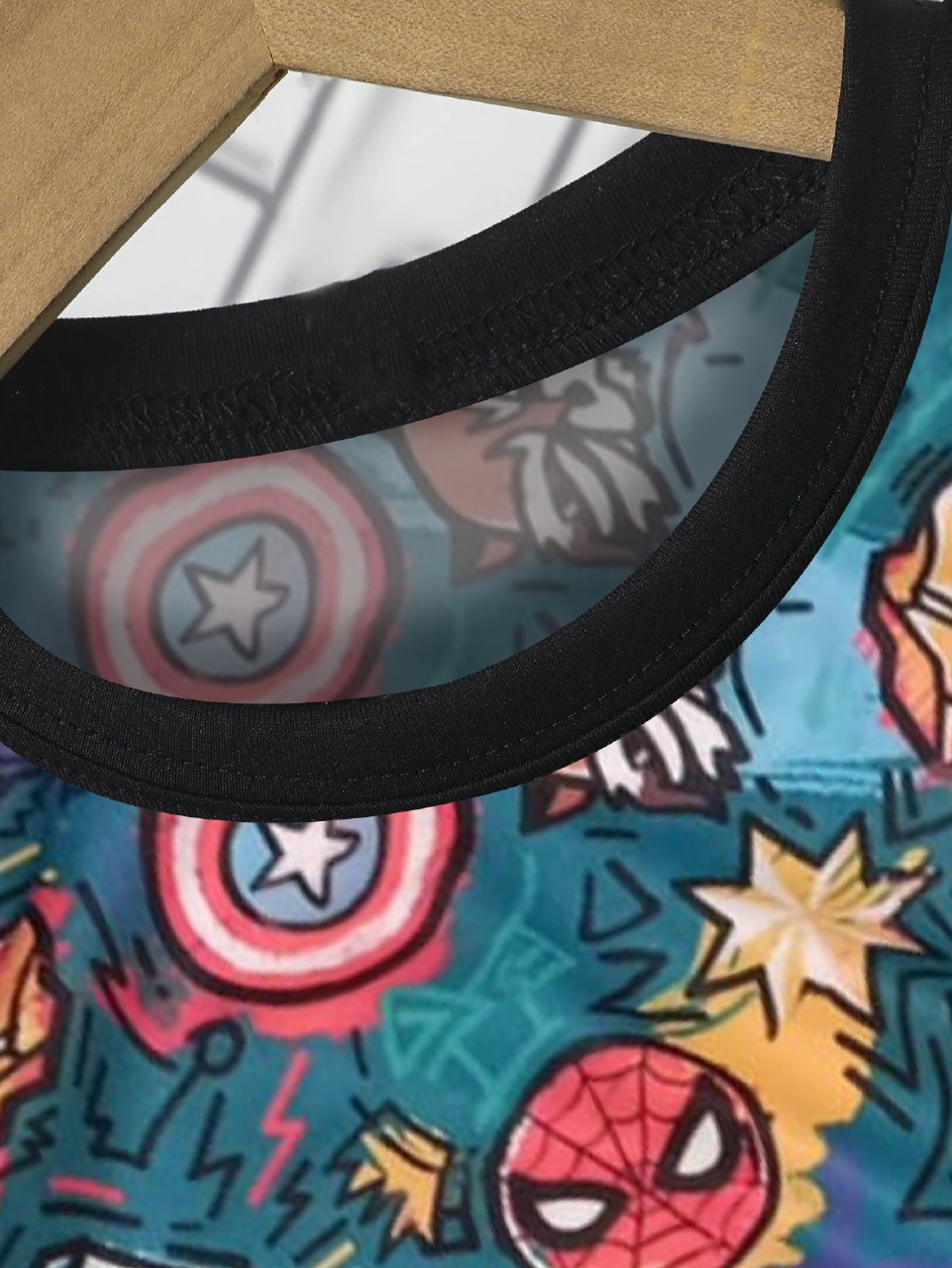 Trendy Superhero Printed Kids T-Shirt & Shorts 2-Piece Set – Comfortable & Stylish