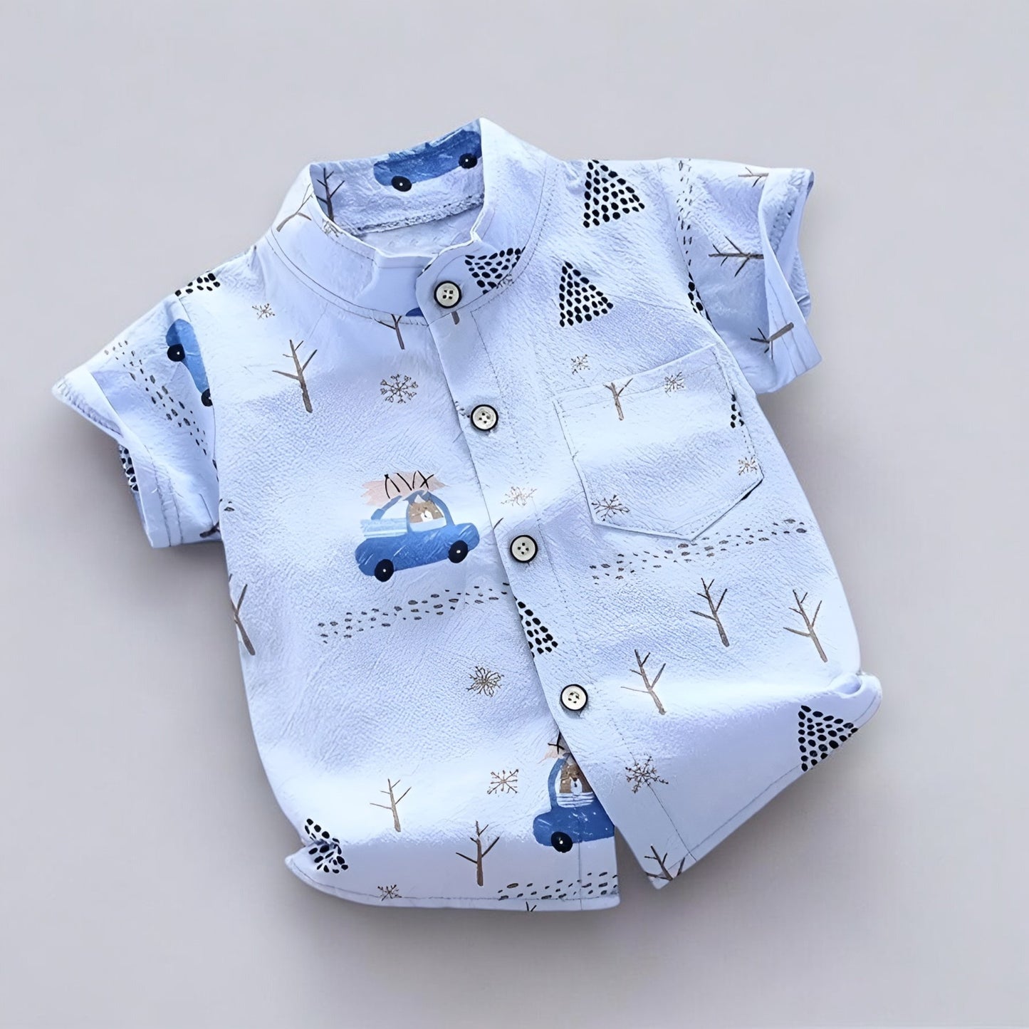 3-Piece Stylish Printed Shirt Pack Of 3 Combo Pack for Boys | Shinydots