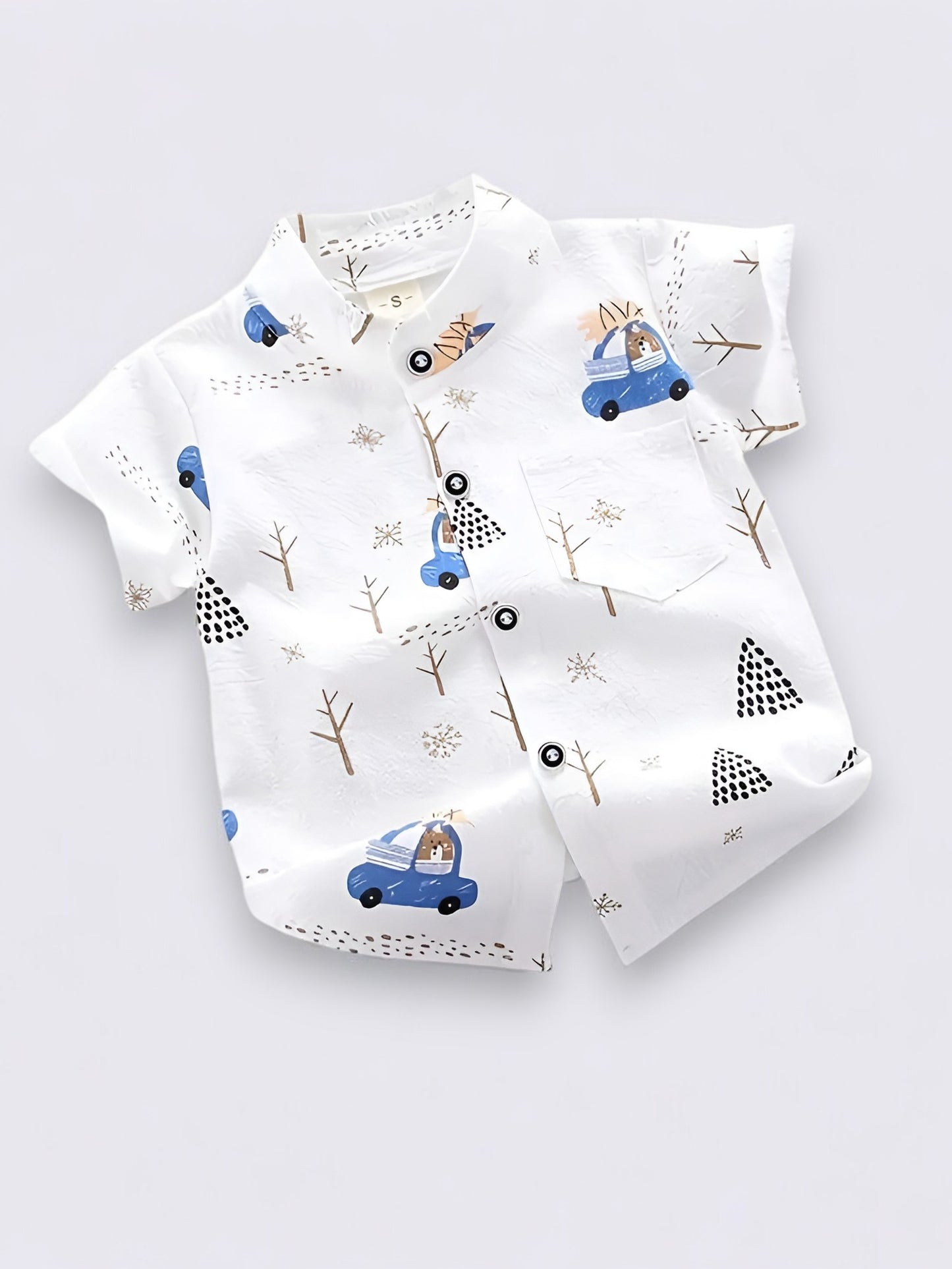 Pack of 3 Boys' Printed & Checked Shirts Combo– Fun, Fresh & Stylish | Shinydots