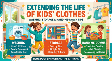 Extending the Life of Kids' Clothes: Washing, Storage & Hand-Me-Down Tips